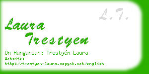 laura trestyen business card